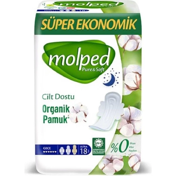 Molped Pure & Soft Super Eko Gece 18'li ürün görseli 1