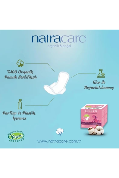 Natracare Ultra Ekstra Ped Normal 12'li - Resim 4