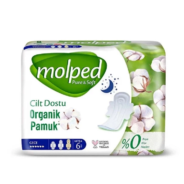 Molped Pure & Soft Tekli Gece 6'lı ürün görseli 1