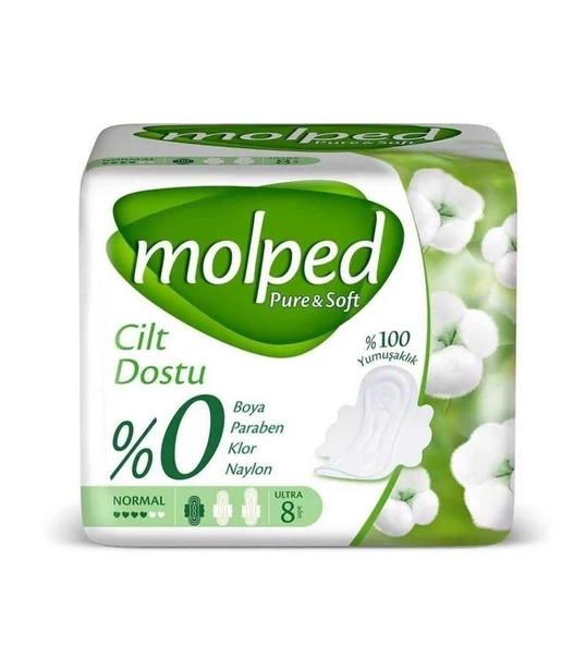 Molped Pure & Soft Tekli Normal 8'li ürün görseli 1