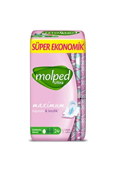 Molped Ultra Kuruluk Normal Hijyenik Ped 24'lü ürün görseli 1