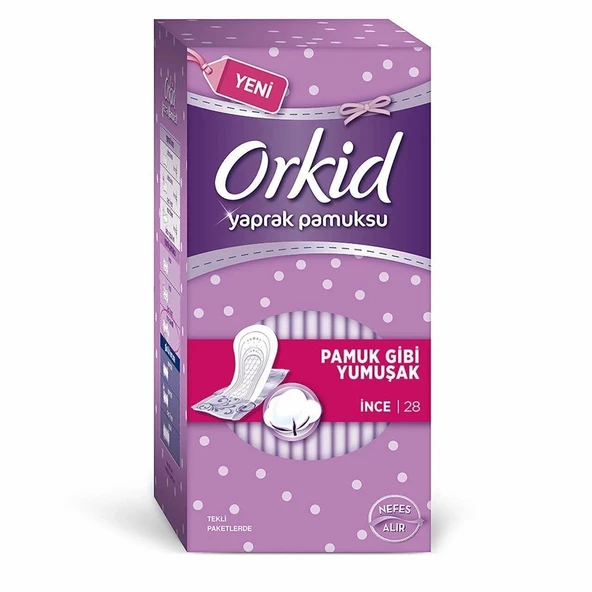 Orkid Günlük Koruma Hijyenik Ped Normal 28'li ürün görseli 1