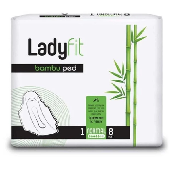 Ladyfit Bambu Ped Normal 8'li No: 1 ürün görseli 1