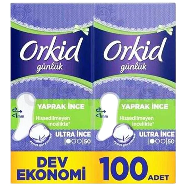 Orkid Günlük Hijyenik Ped Yaprak 100'lü ürün görseli 1