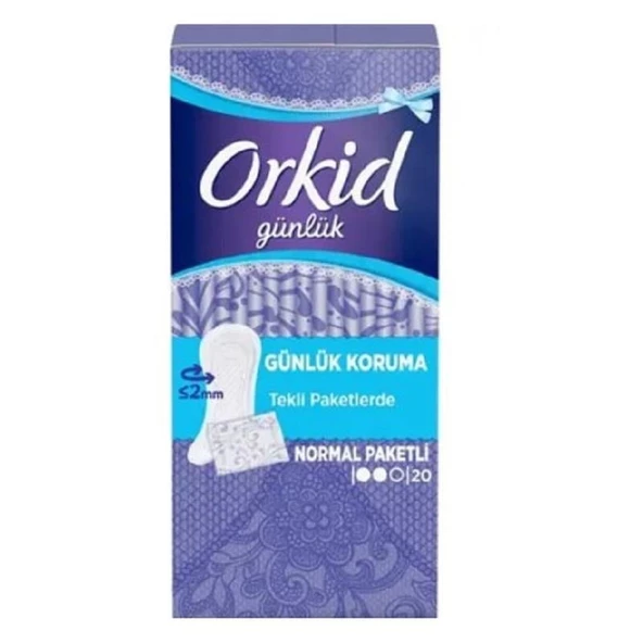Orkid Günlük Koruma Hijyenik Ped Normal Paketli 20'li ürün görseli 1
