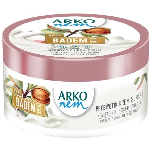Arko Nem Prebiyotik Krem Serisi Badem Sütü 250 ml ürün görseli 1