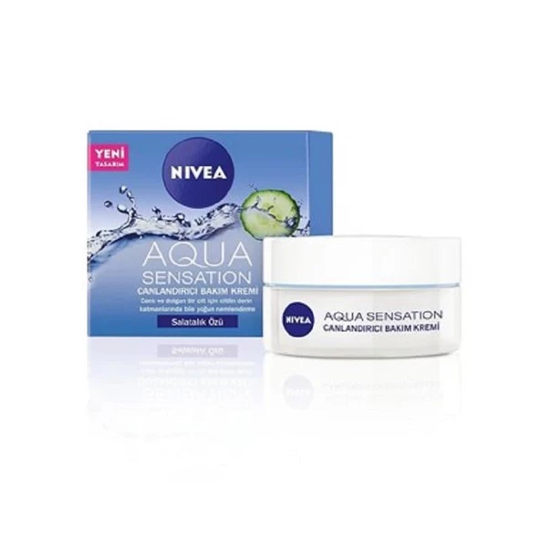 Nivea Aqua Sensation Bakım Kremi Canlandırıcı 50 ml ürün görseli 1