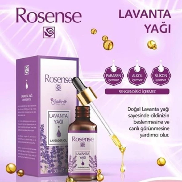 Rosense Lavanta Yağı Cilt Yağı 30 ml - Resim 2