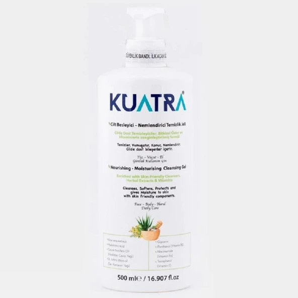 Kuatra Cilt Besleyici Nemlendirici Temizlik Jeli Lavanta 500 ml ürün görseli 1