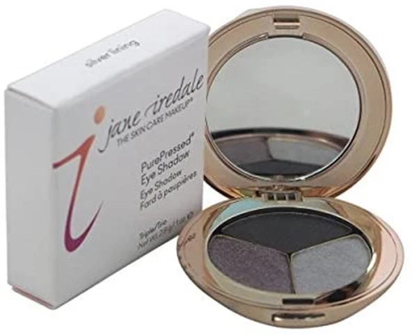Jane Iredale PurePressed Eye Shadow Triple - Silver Lining ürün görseli 1
