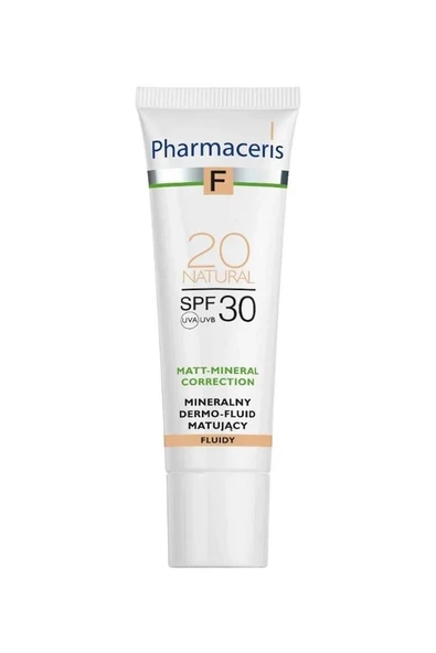 Pharmaceris Mineral Mattifying Fluid Dermo Foundation SPF30 20 Natural 30 ml ürün görseli 1