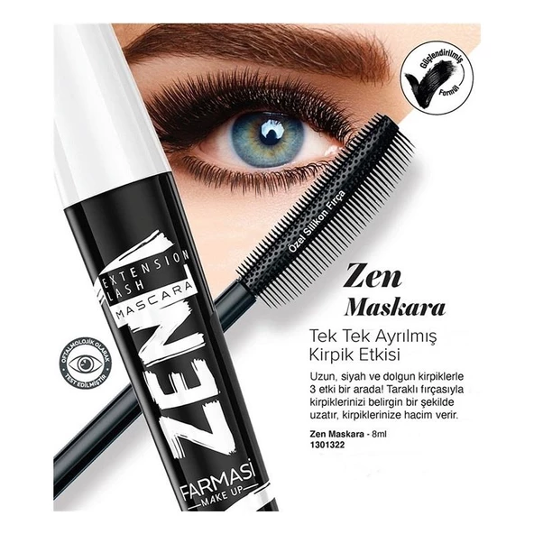 Farmasi Zen Mascara 8 ml ürün görseli 1