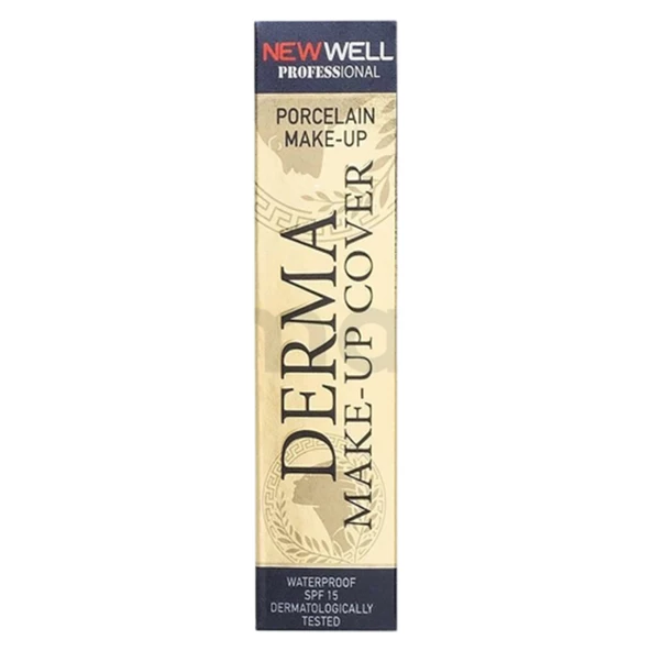 New Well Yoğun Kapatıcı Porselen Fondöten Gold 30 ml - Açık Ton ürün görseli 1