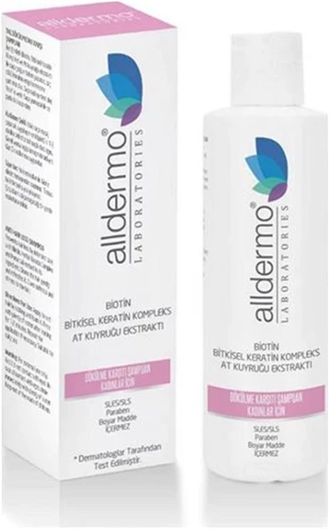 Alldermo Biotin At Kuyruğu Ekstraktlı Dökülme Karşıtı Şampuan 200 ml - Kadınlar İçin ürün görseli 1