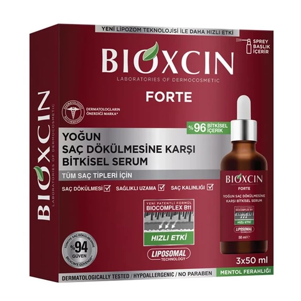 Bioxcin Forte Saç Bakım Serumu 50 ml 3'lü - Resim 2