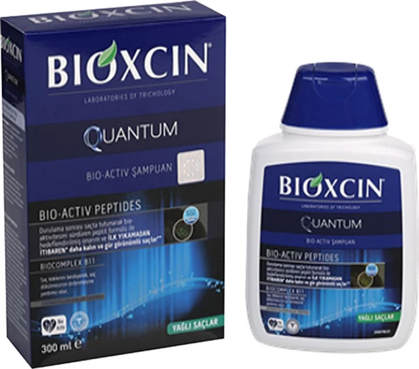 Bioxcin Quantum Şampuan Yağlı Saçlar İçin 300 ml ürün görseli 1