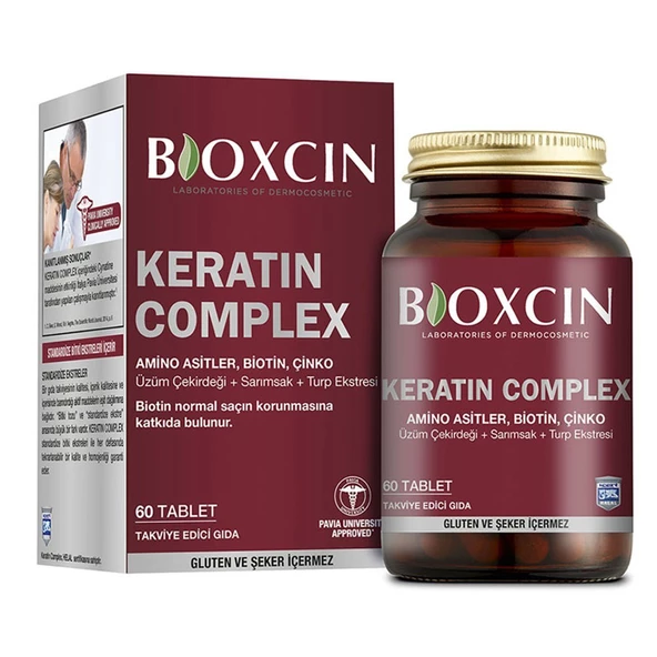 Bioxcin Keratin Complex 500 mg 60 Tablet ürün görseli 1