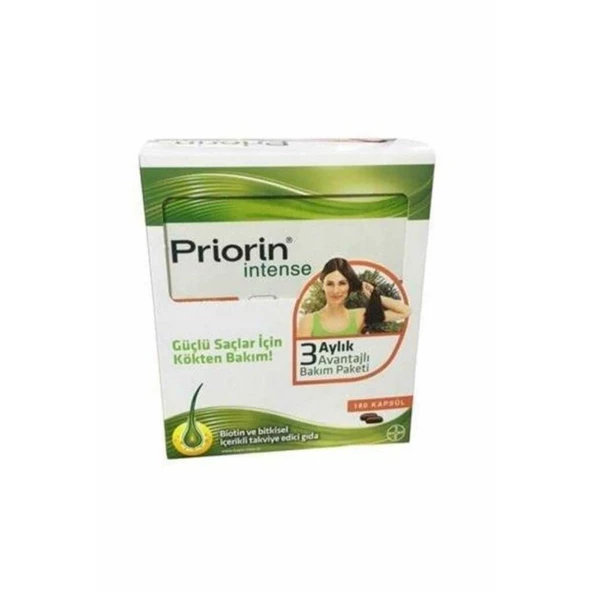 Priorin Intense Avantajlı Paket 120 + 60 Kapsül ürün görseli 1