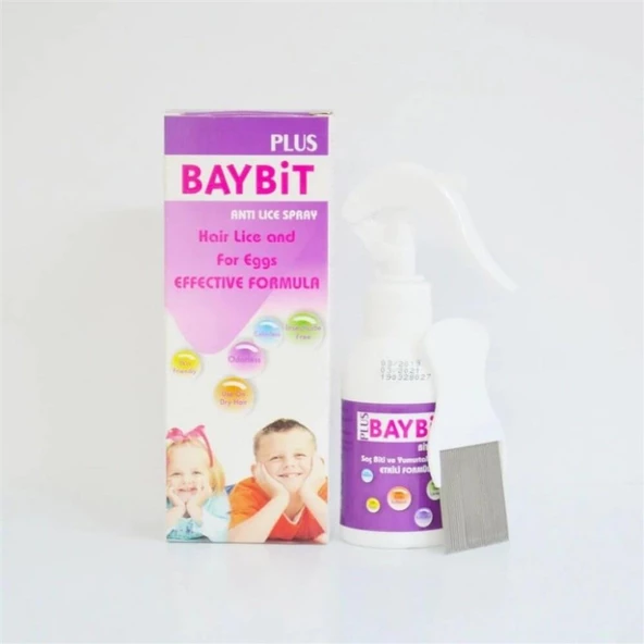 Baybit Plus Bit Spreyi 75 ml - Çelik Tarak Hediyeli ürün görseli 1