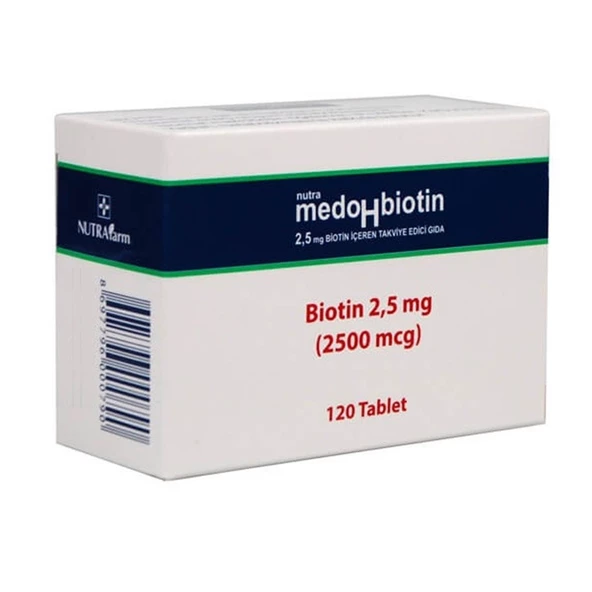 Medohbiotin 2,5 mg 120 Tablet ürün görseli 1