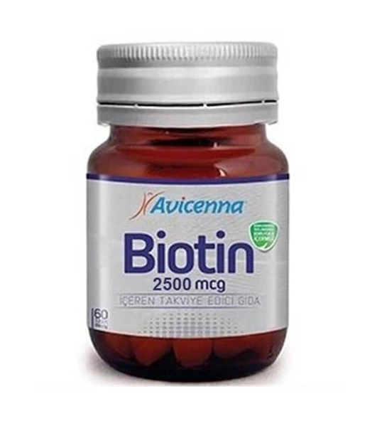 Avicenna Biotin 2500 mcg 60 Tablet ürün görseli 1