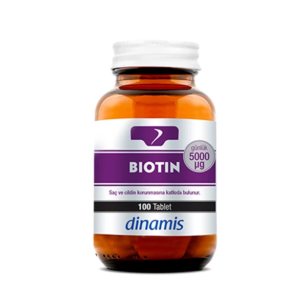 Dinamis Biotin 100 Tablet ürün görseli 1