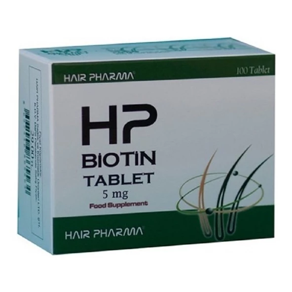 HP Biotin 5 mg 120 Tablet ürün görseli 1