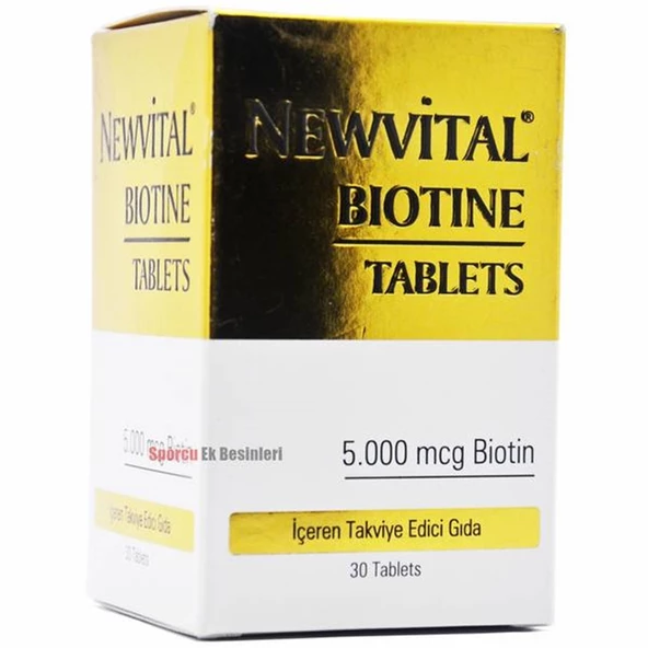 Newvital Biotine 5000 mcg 60 Tablet ürün görseli 1