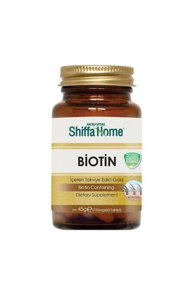 Shiffa Home Biotin 750 mg 60 Tablet ürün görseli 1