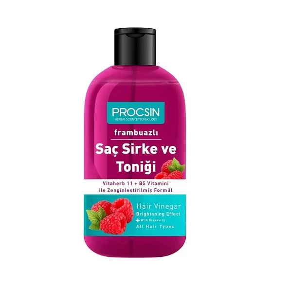 Procsin Frambuazlı Saç Sirke ve Toniği 250 ml ürün görseli 1