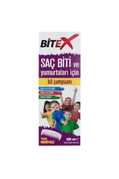 Bitex Bit Şampuanı 200 ml - Tarak Hediyeli ürün görseli 1
