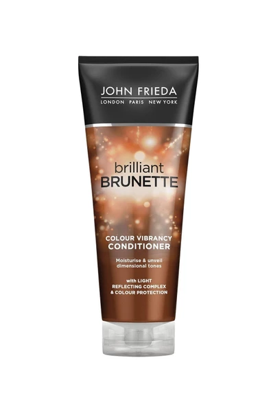 John Frieda Brilliant Brunette Colour Protecting Conditioner 250 ml ürün görseli 1