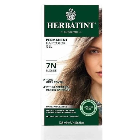 Herbatint Bitkisel Saç Boyası 7N Blonde Sarı 150 ml ürün görseli 1