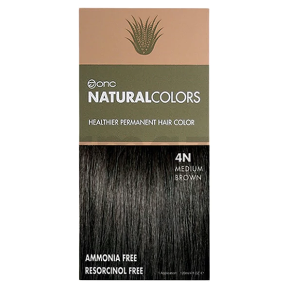Onc Natural Colors Saç Boyası 4N - Orta Kahve ürün görseli 1