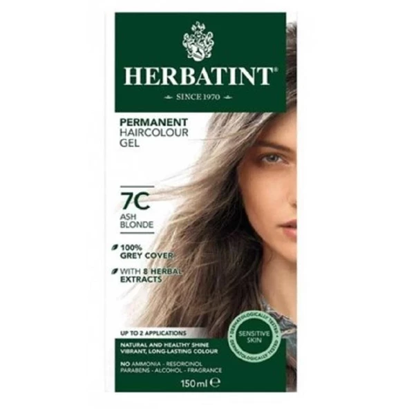 Herbatint Saç Boyası 7C Blond Cendre Kül Sarısı 150 ml ürün görseli 1