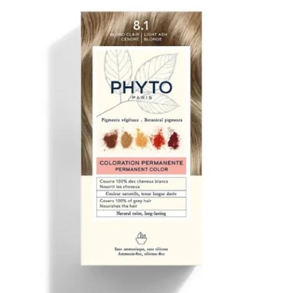 Phyto Color Saç Boyası - 8.1 Küllü Sarı ürün görseli 1