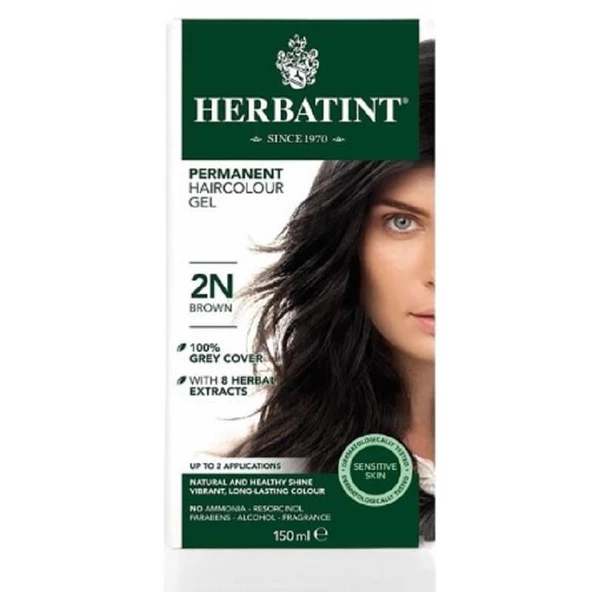 Herbatint Saç Boyası 2N Brown Kahverengi 150 ml ürün görseli 1