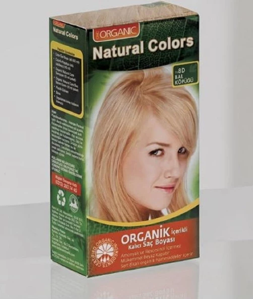 Onc Natural Colors Saç Boyası 8G - Bal Sarısı ürün görseli 1