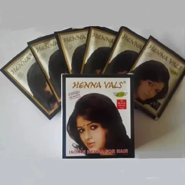 Henna Vals Kına Siyah 6'lı ürün görseli 1