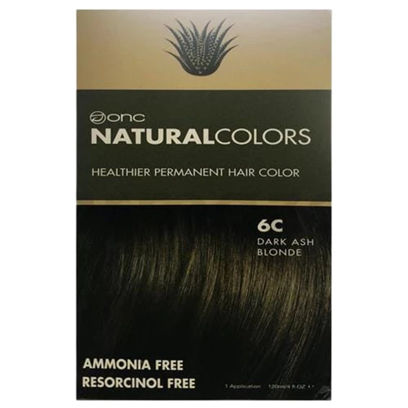 Organic Natural Colors Saç Boyası 6C - Koyu Küllü Kumral ürün görseli 1