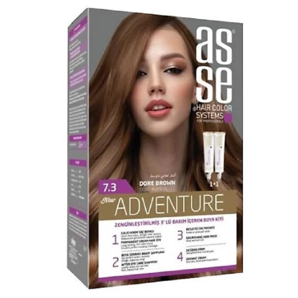 Asse Hair Color System Saç Boyası Dore Kumral No: 7.30 ürün görseli 1