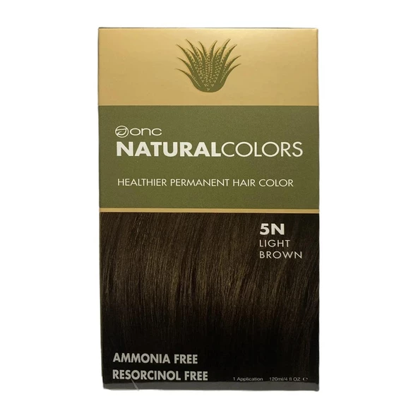 Organic Natural Colors Saç Boyası 5N Açık Kahverengi ürün görseli 1