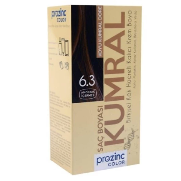 Prozinc Color Saç Boyası - 6.3 Dark Golden Blonde Koyu Kumral ürün görseli 1
