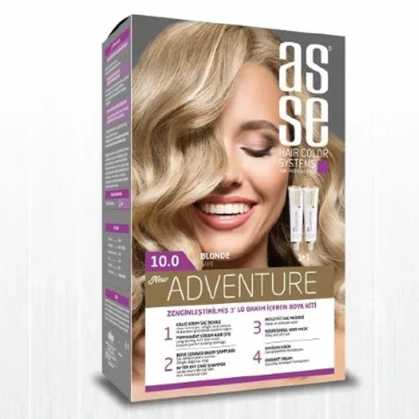 Asse Hair Color System Saç Boyası Sarı No: 10.00 ürün görseli 1