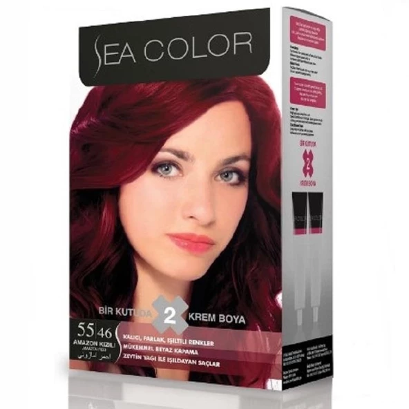 Sea Color Set Boya 55.46 Amazon Kızılı ürün görseli 1