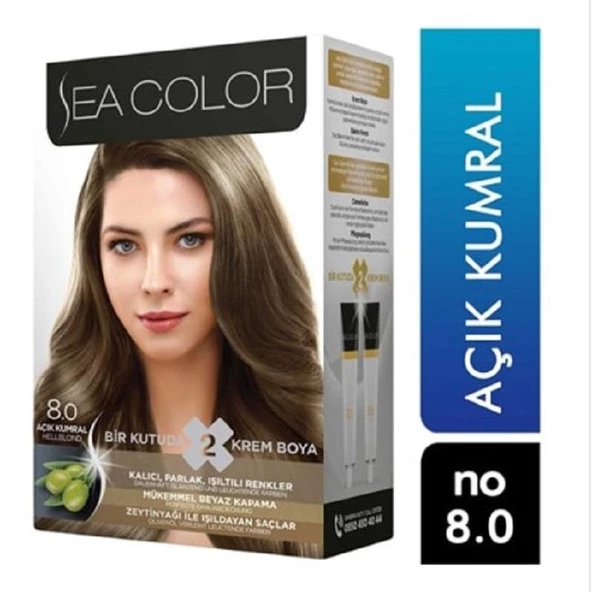 Sea Color Kit 8-0 Açık Kumral ürün görseli 1