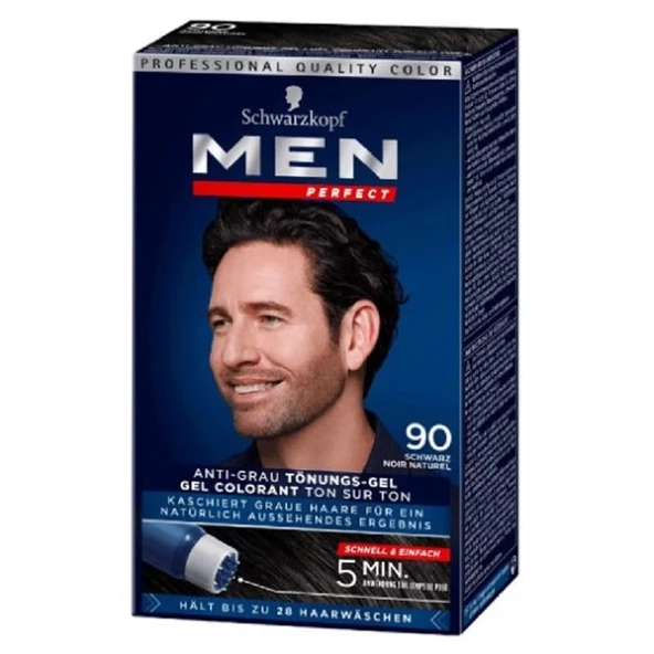 Schwarzkopf Men Perfect Saç Boyası 90 - Siyah ürün görseli 1