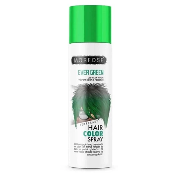 Morfose Hair Color Sprey Yeşil 150 ml ürün görseli 1