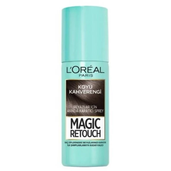 L'Oreal Paris Magic Retouch Beyaz Kapatıcı Sprey Kahverengi 75 ml ürün görseli 1