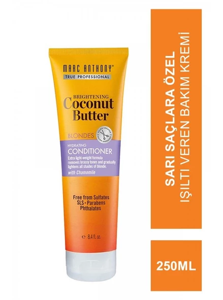 Marc Anthony Sarı Saçlara Özel Coconut Butter Bakım Kremi 250 ml ürün görseli 1